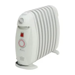 DeLonghi TRN0812T 1,200 Watt Portable Oil-Filled Radiator Heater with Timer