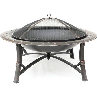 Bond 35 in. Round Steel Fire Pit, 50481