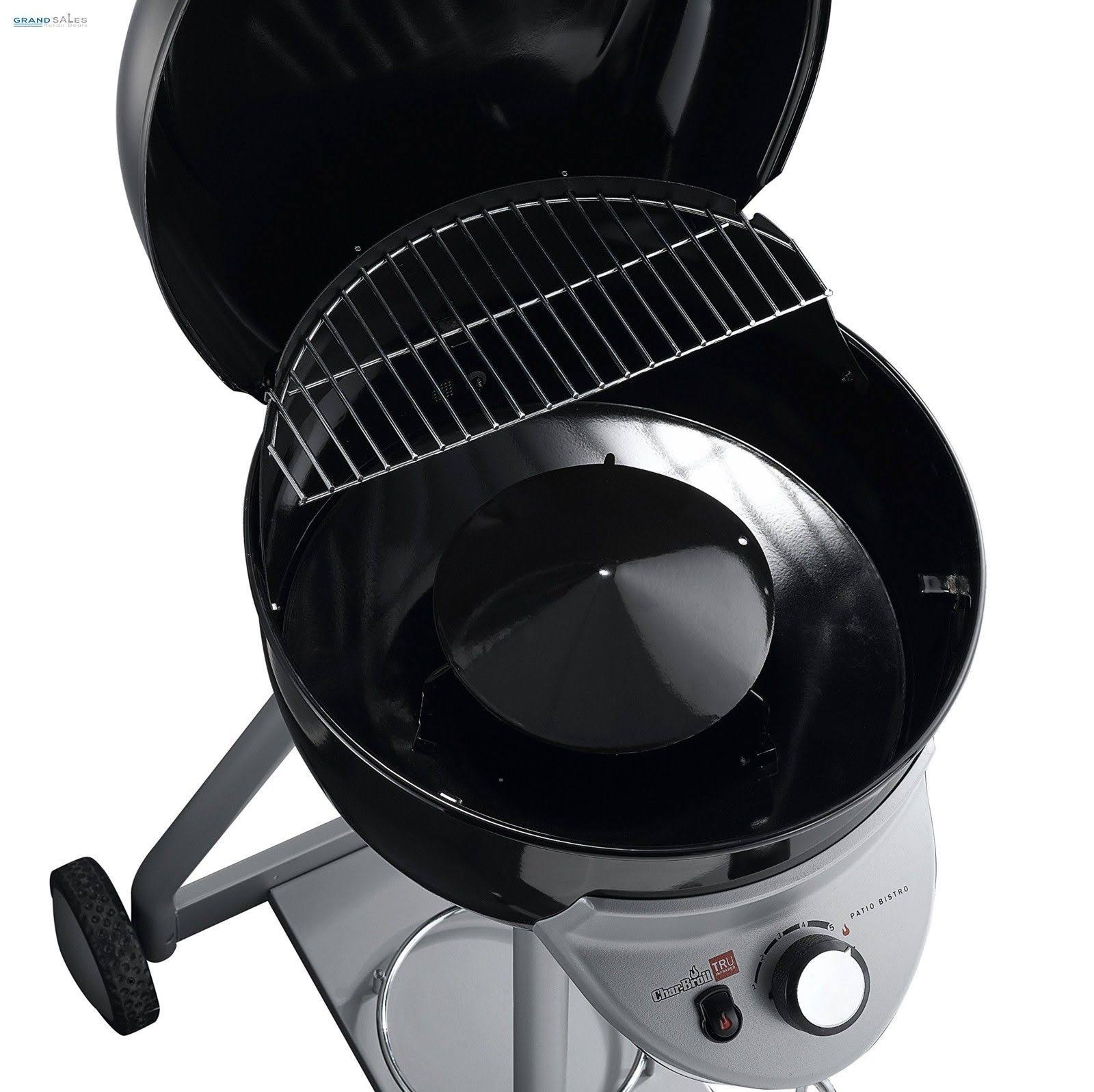 CharBroil TRUInfrared Patio Bistro Gas Grill Black - Image 4